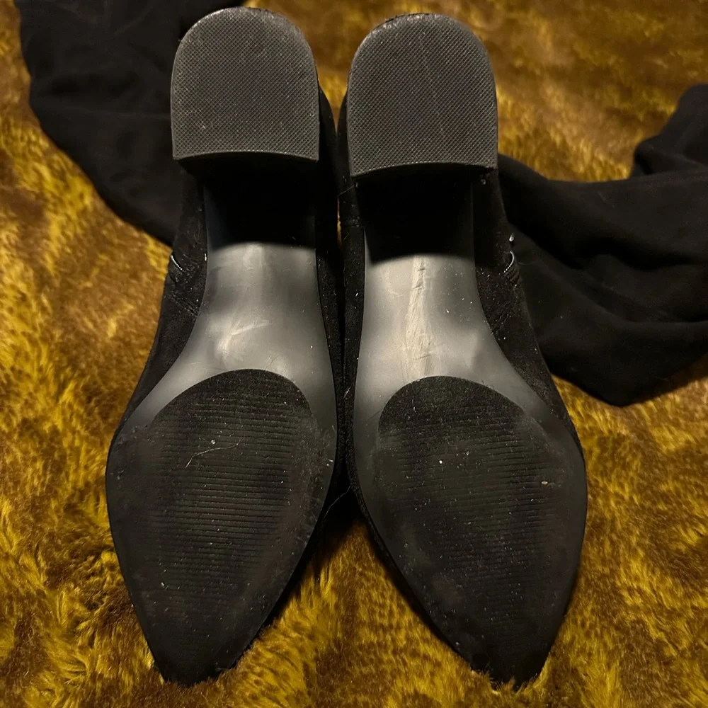 Steve Madden over the knee suede boots - Picture 2 of 4